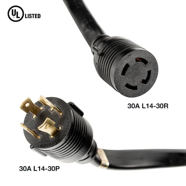 Locking generator plug L14-30P male L1430 P  120/240V 