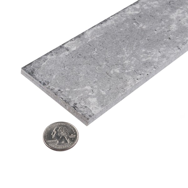 Merola Tile Brickyard White 3 in. x 11-3/4 in. Porcelain Floor and