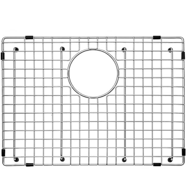 SERENE VALLEY 19.02 in. x 14.09 in. Rear Drain Heavy-Duty Stainless Steel Sink Grid