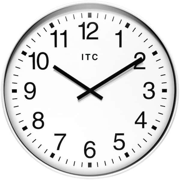 Profuse 19 in. Business Clock, White