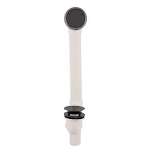 Bath Waste & Overflow with Patented Deep Soak Cover and Tip-Toe Drain Trim - Sch. 40 PVC, Oil Rubbed Bronze