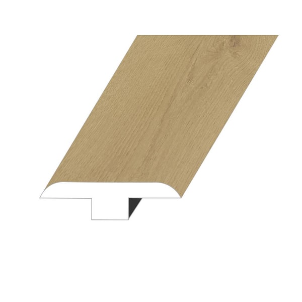 Montserrat Austrian Taupe 0.5 in. Thick x 1.8 in. W x 94.5 in. L Embossed Wood Look Waterproof Laminate T-Molding