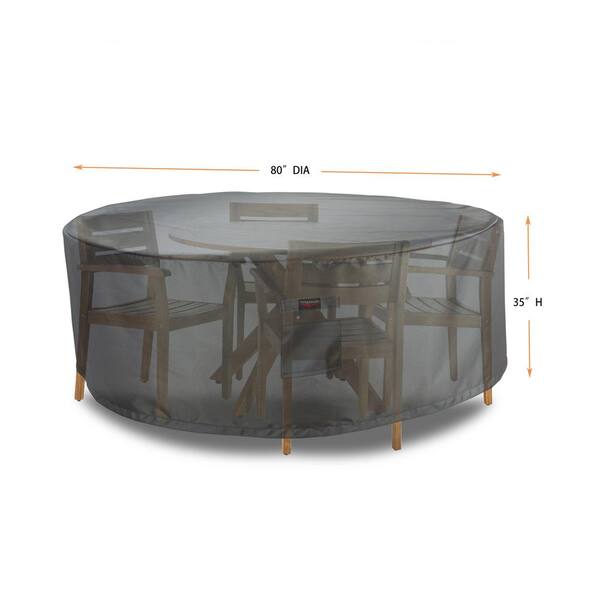 Astella Titanium Shield Outdoor Small Round Dining Set Cover