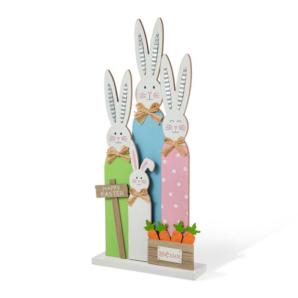 29.75 in. H Easter Wooden Bunny Family Porch Decor price history on PriceWatchPro