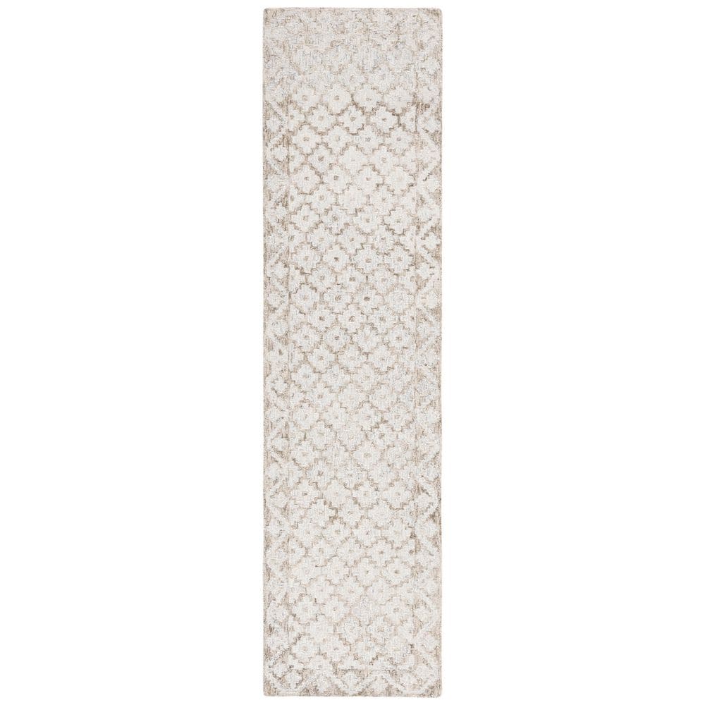 SAFAVIEH Metro Frigg Floral Runner Rug  Beige/Sage  2 3  x 9