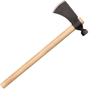 22 in. 37 oz. Carbon Steel Cutting Rifleman's Hawk Throwing Axe and Hammer