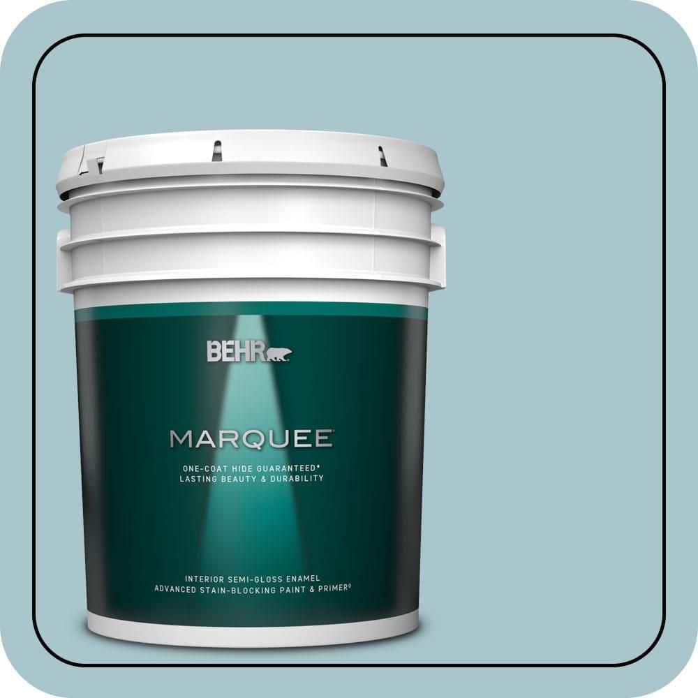 5 gal. #S450-3 Spring Storm One-Coat Hide Semi-Gloss Enamel Interior Paint & Primer price history on PriceWatchPro