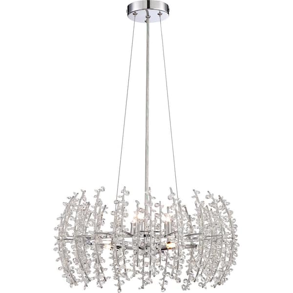 Valla 6-Light Polished Chrome Pendant