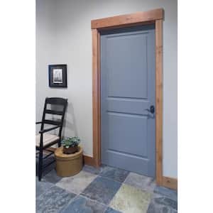 Carved C2020 Smooth 2-Panel Primed MDF Single Prehung Interior Door