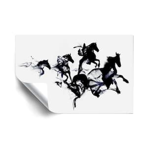 "Black Horses" Animals Removable Wall Mural