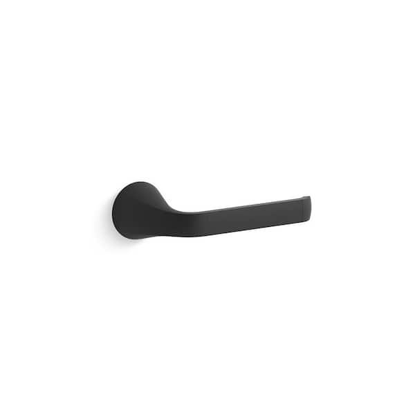 Irvins Tinware: Single Toilet Paper Holder in Black