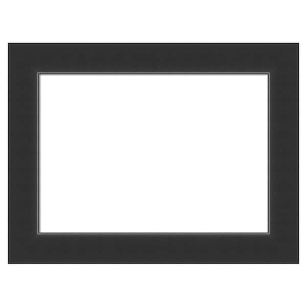 Amanti Art Corvino Black 25 in. x 19 in. Wood Framed Dry Erase Magnetic Memo Board