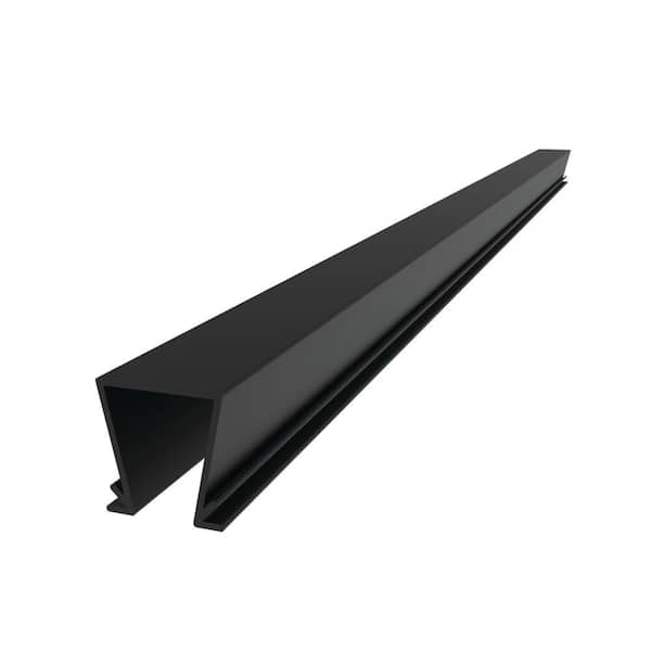 Barrette Outdoor Living Mixed Materials 28 in. Matte Black Step Groove Cover