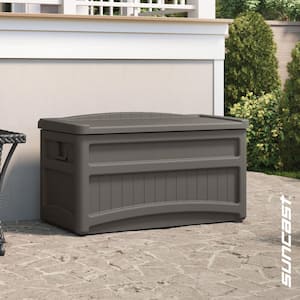 73 Gal. Stoney Gray Weather Resistant Plastic Resin Deck Box