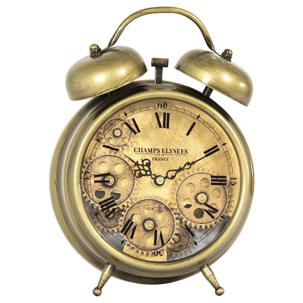 Yosemite Home Decor Paris Gear Clock 5130007 - The Home Depot