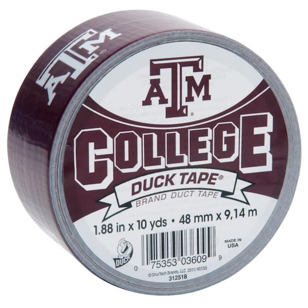 Duck College 1-7/8 in. x 30 ft. Texas A and M Duct Tape (6-Pack)
