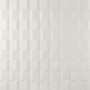 Ardor Edge White 5.11 in. x 5.11 in. Metallic Porcelain Wall Tile (4.12 sq. ft./Case)