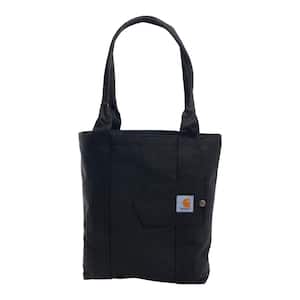16.14 in. Vertical Open Tote Backpack Black OS