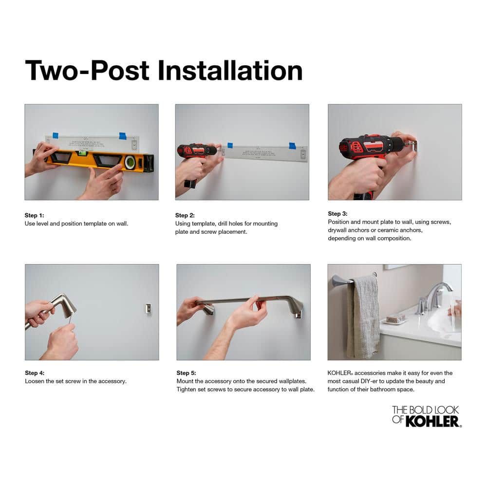 Brushed Nickel Pivoting Toilet Paper Holder