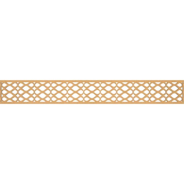 Ekena Millwork Somerset Fretwork 0.375 in. D x 46.5 in. W x 6 in. L MDF Wood Panel Moulding