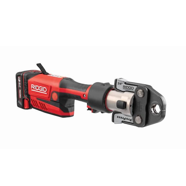 RP 351 Pro Press Inline Standard Copper/PEX Press Tool Kit (Includes Press Tool, Carrying Case, 18V Battery and Charger)