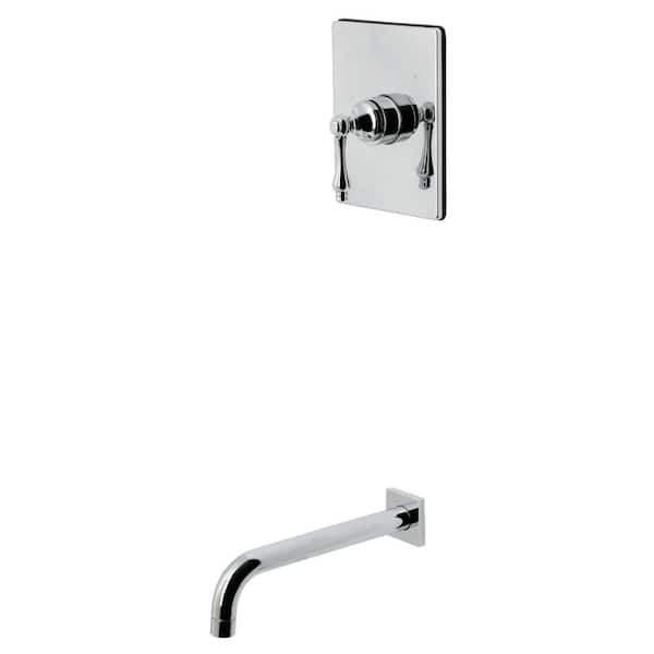 Restoration 1-Handle 1-Spray Tub and Shower Faucet 1.8 GPM in Polished Chrome