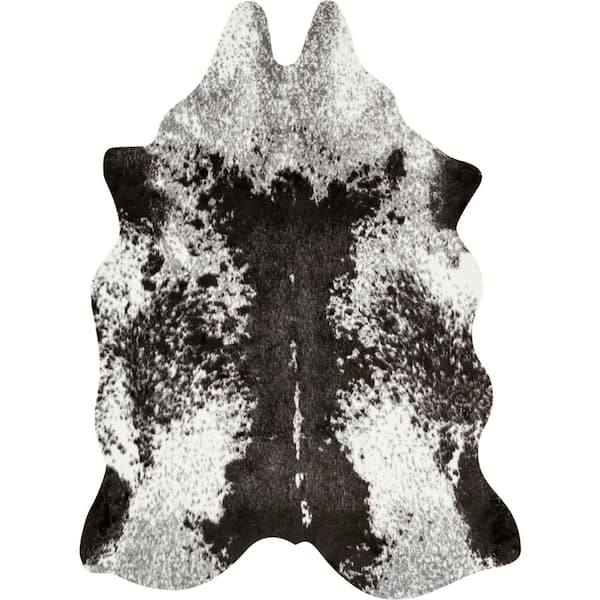 Loloi Grand Canyon Ivory/Charcoal 3 ft. 10 in. x 5 ft. Transitional Area Rug