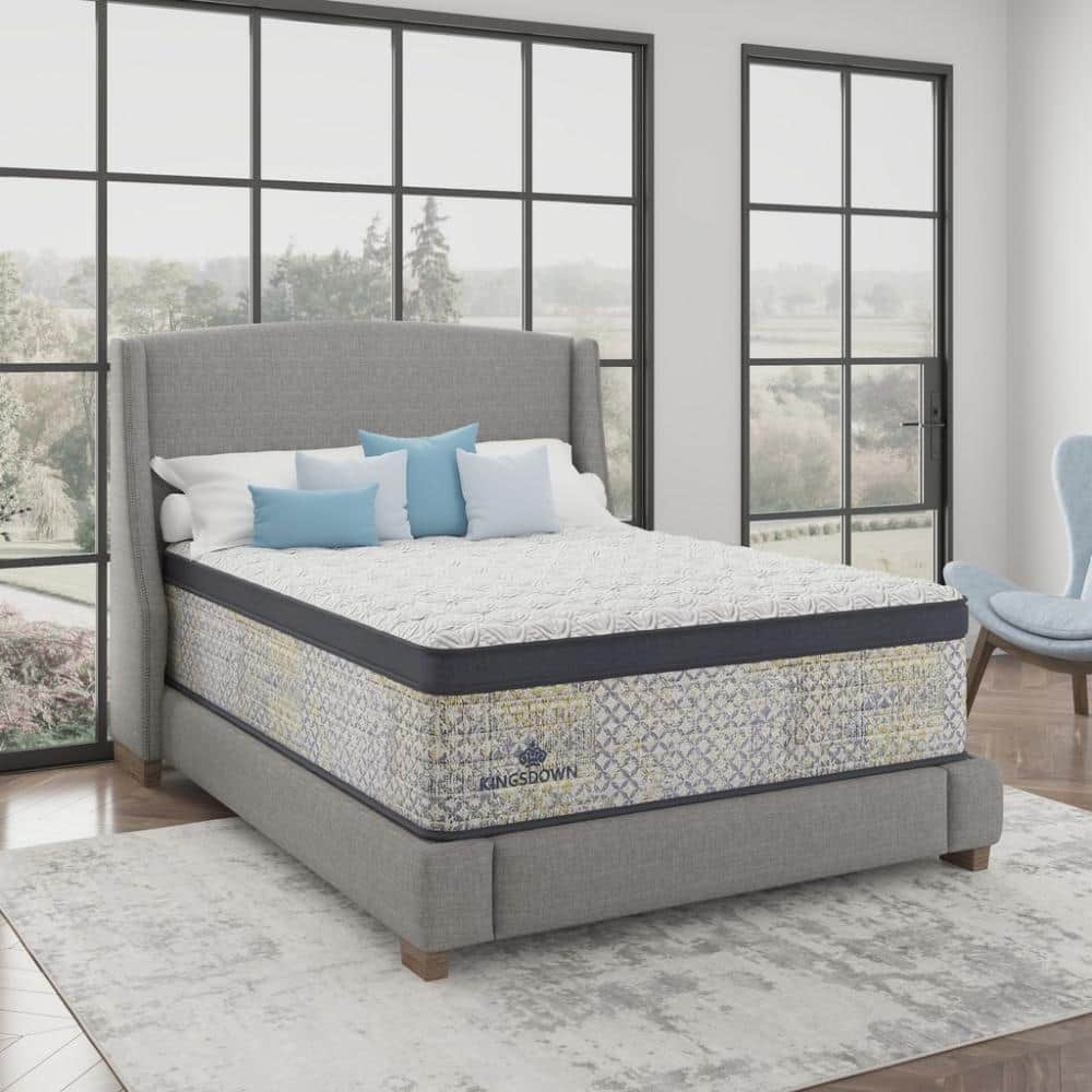 KINGSDOWN Prime Mode 15.5" Plush Full Euro Pillow Top Luxury Mattress
