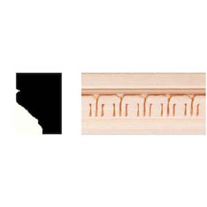 3/4 in. x 1 in. x 8 ft. Hardwood Cove Moulding