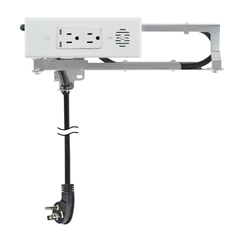 White 15 Amp Blade In-Drawer Outlet with (2) 65W USB-C and (2) AC Ports price history on PriceWatchPro