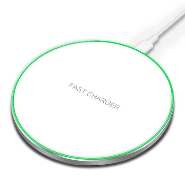 Vrbgify 20W Wireless Fast Charging Pad Compatible with iPhone XR-16 Pro Samsung Galaxy S23 S24 Note Pixel LG G8