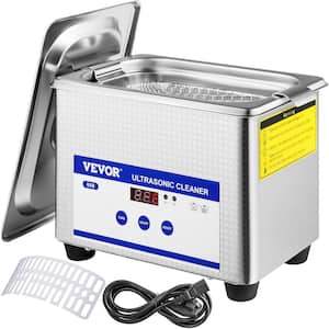 Ultrasonic Cleaner 0.8L with Timer 40 KHZ Powerful Transducer Digital Ultrasonic Cleaner for Jewelry Glass Professional