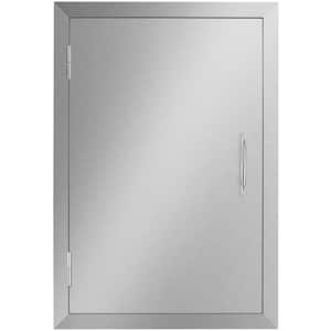 17 in. W x 24 in. H Single Outdoor Kitchen Access Door for BBQ Island Stainless Steel Grill Door