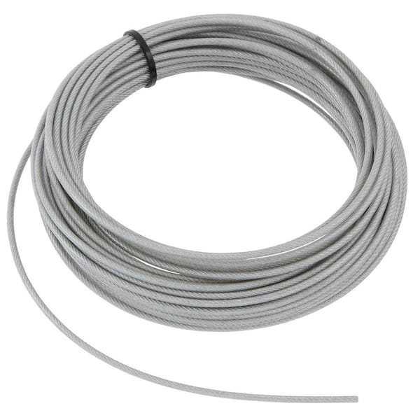 Everbilt 1/16 in. x 50 ft. Galvanized Vinyl Coated Steel Wire Rope