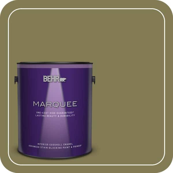 BEHR MARQUEE 1 gal. Home Decorators Collection #HDC-AC-16A Fern Grove Eggshell Enamel Interior Paint & Primer