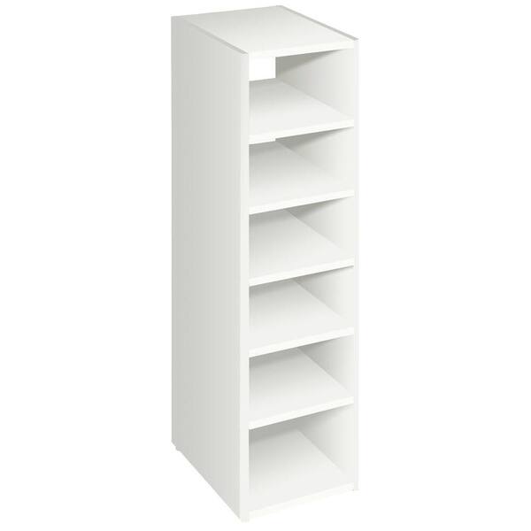 ClosetMaid Selectives 11.75 in. W White Organizer for Wood Closet System