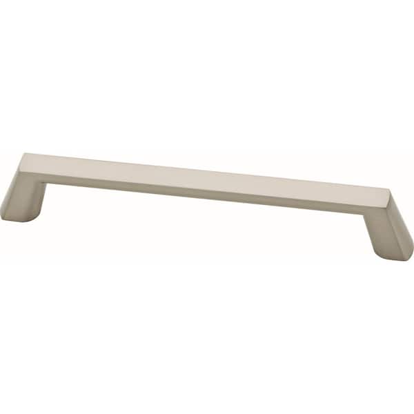 Liberty Soft Modern 6-5/16 in. (160 mm) Modern Satin Nickel Square Cabinet Drawer Pull