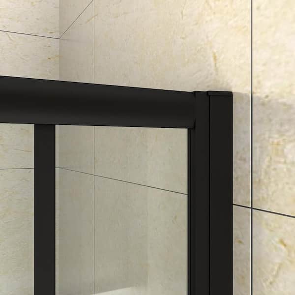 Bathroom Accessories Matt Black Frame Sector Sliding Glass Shower Room -  China Shower Enclosure, Shower Rooms