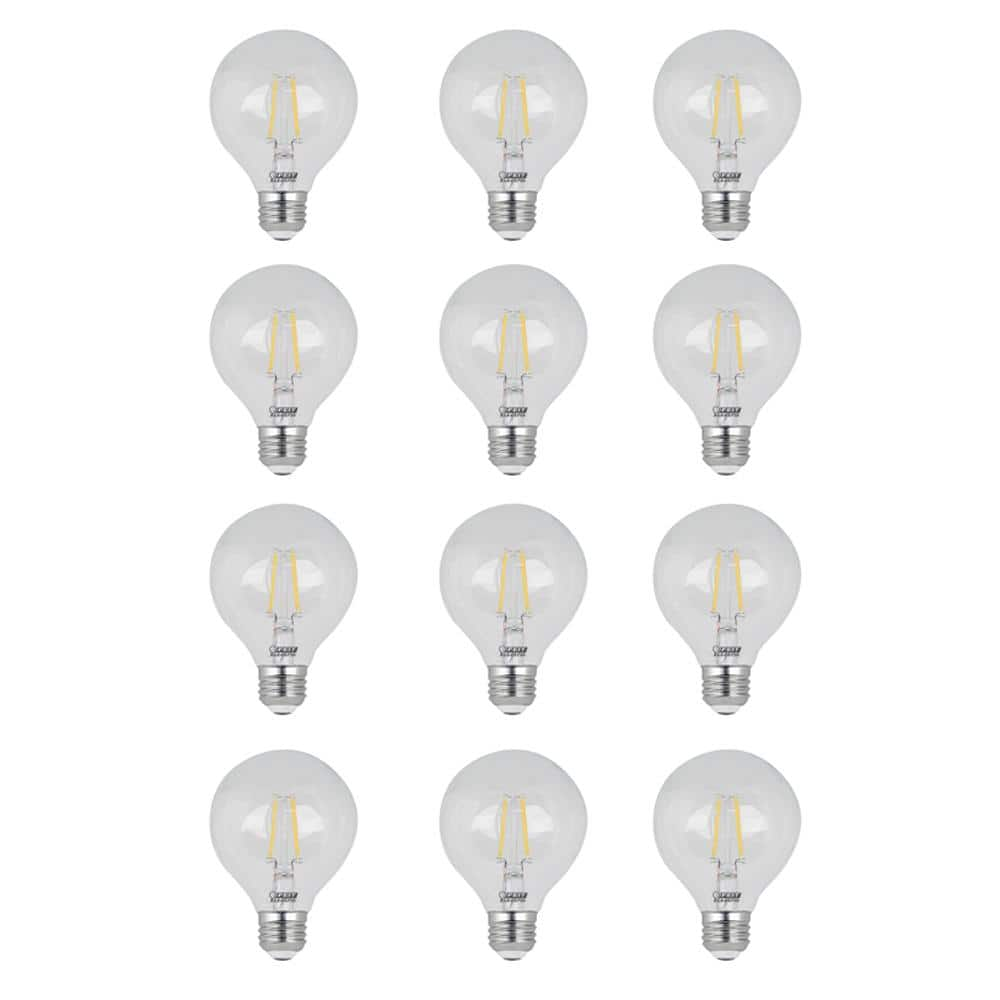 Feit Electric 25W Equivalent Soft White (2700K) G25 Dimmable Filament