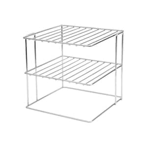 Jumbo 3 Tier Corner Helper Shelf in Chrome