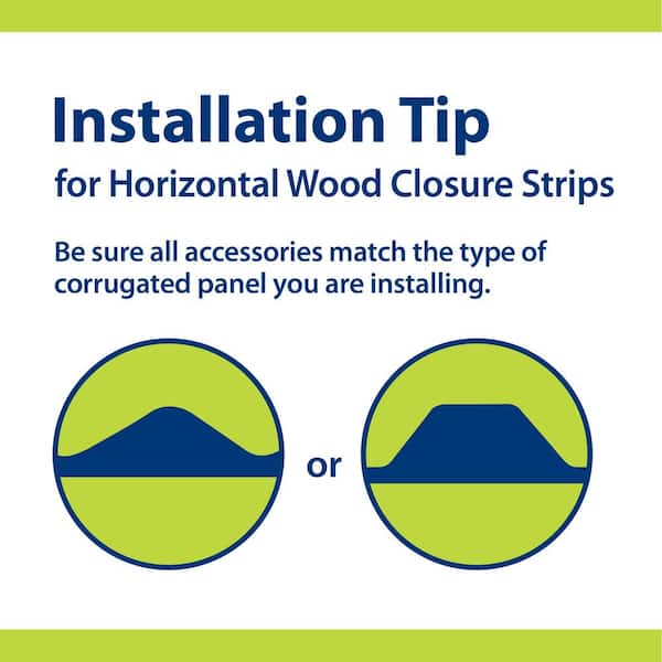24 in. Horizontal Wood Closure Strips (5-Pack) 24 in. Horizontal Wood Closure Strips (5-Pack)