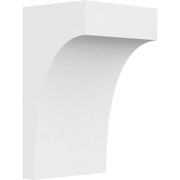 Ekena Millwork 7 in. x 12 in. x 6 in. Standard Stockport Architectural Grade PVC Corbel