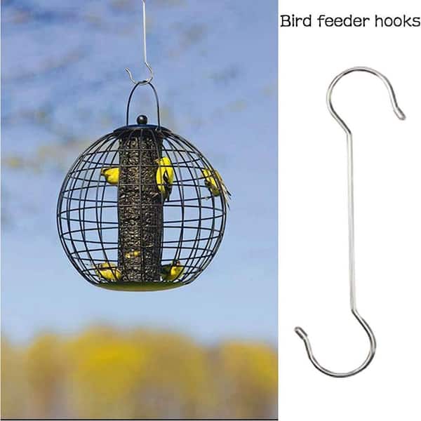 Plant Hanger Extension Hooks Tmtains 8-Pack Heavy Duty S Hooks  8 Inch  Steel Hanging Hooks For Plants, Clothes, Bird Feeders & More,  Indoor/Outdoor Large S Hooks 8 Inch