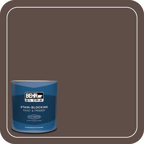 BEHR ULTRA 1 qt. #MQ2-35 Cabin in The Woods Extra Durable Satin Enamel Interior Paint & Primer