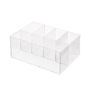 IDESIGN RPET Clarity Vanity Organizer Turntable 9 w/Handles in Clear 42480  - The Home Depot