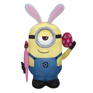 48 in. Inflatable Easter Minion Stuart