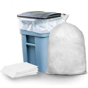 50 in. W x 48 in. H 65 Gal. 2.7 Mil Clear Extra-Heavy Trash Bags (25-Case)