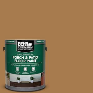 1 gal. Home Decorators Collection #HDC-CL-18A Butter Caramel Low-Lustre Enamel Int/Ext Porch and Patio Floor Paint