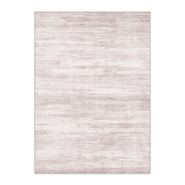 Mist 9 ft. x 12 ft. Grey Modern Abstract Area Rug