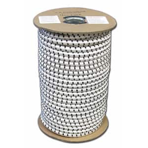 3/16 in. x 500 ft. Black Elastic Bungee Shock Cord